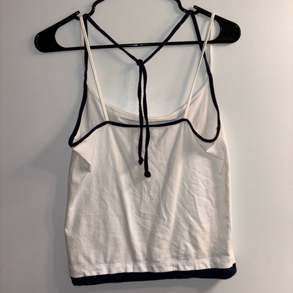 white and navy urban outfitters tank - Picture 2 of 3